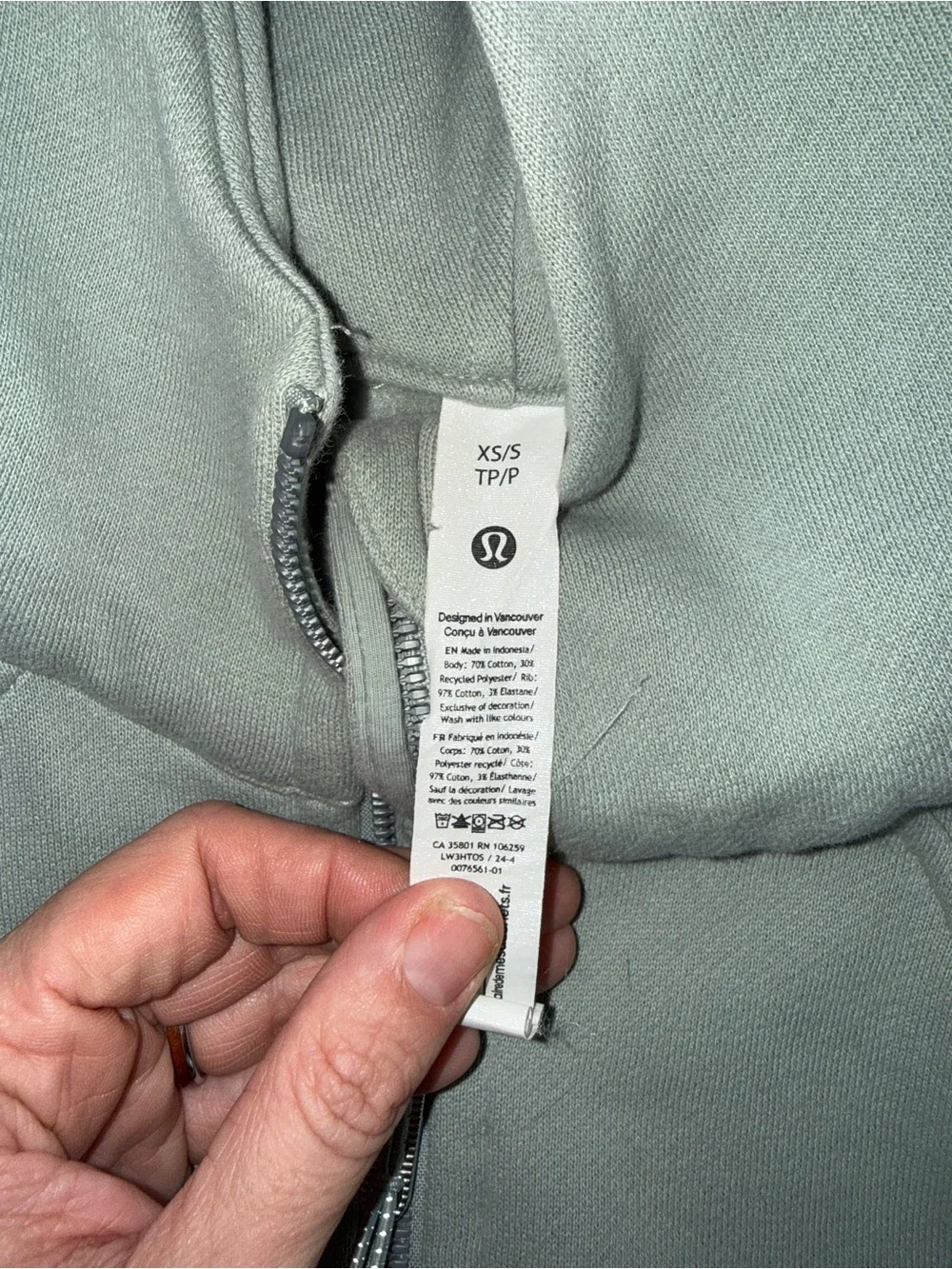 Lululemon‎ Scuba Oversized Half-Zip Hoodie XS/S